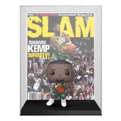 NBA Seattle Sonic Funko Pop! Cover del Basket: Slam Vinile Figura Shawn Kemp 9 Cm (Spedito in 24 ore) - immagine 2