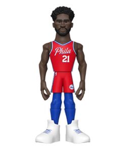 Nba: Sixers Vinil Gold Figure Joel Embiid 13 Cm Funko