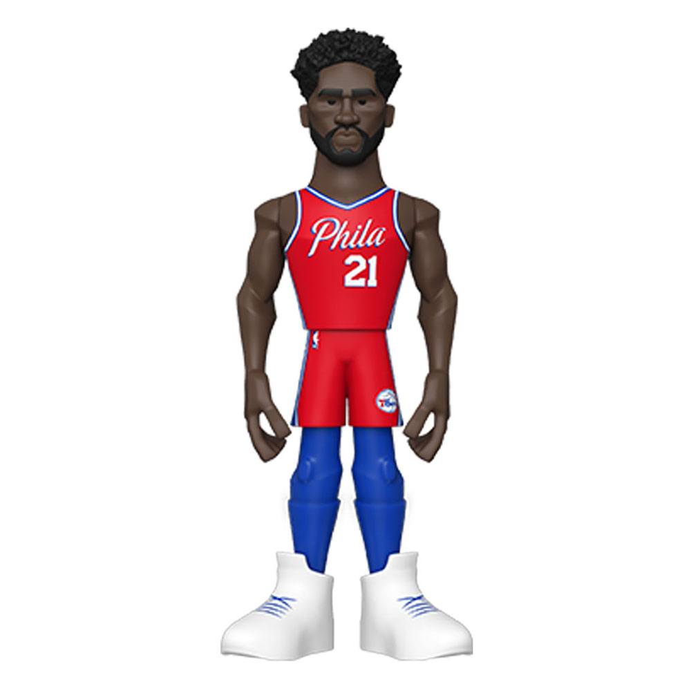Nba: Sixers Vinil Gold Figure Joel Embiid 13 Cm Funko