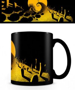 Nightmare Before Christmas Heat Change Tazza graveyard Scene Pyramid International