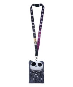 Nightmare Before Natale Lanyard Jack Deluxe Con Pouch Porta Carte Con Figure Int.