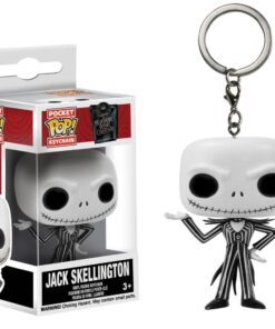 Nightmare Before Christmas Pocket Pop! Vinile Portachiavi Jack Skellington 4 Cm Funko