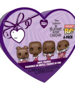 Nightmare Before Natale Valentines Pocket Pop! Vinile Figura 4-pack Choc 4 Cm Funko
