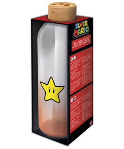 Nintendo Super Mario Bros Bottiglia Di Vetro 1030ml Stor
