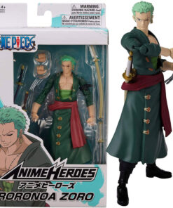 One Piece Anime Heroes Monkey Roronoa Zoro Figura 17cm Bandai
