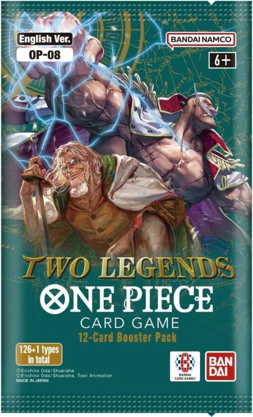 One Piece Card Game Two Legends OP08 Busta da 12 Carte (ENG)
