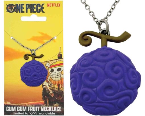 One Piece-gum Gum Fruit Collana Collana Fanattik