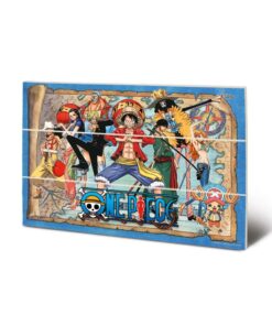 One Piece In Legno Panel Stampa Su Legno Pyramid International