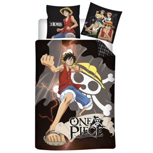 One Piece Microfibre Copripiumino Letto 90cm Toei Animation