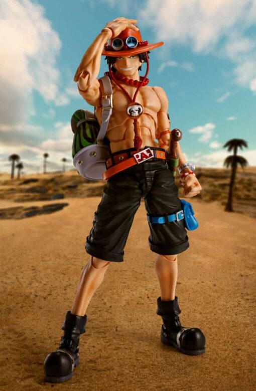 One Piece Portgas.d.ace Fire Fist Shf Action Figura Bandai
