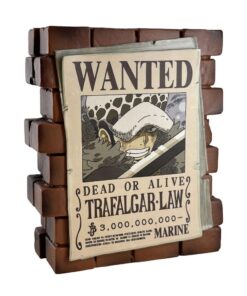 ONE PIECE POSTER WANTED LAW MONEY BOX Salvadanaio Plastoy