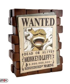 ONE PIECE POSTER WANTED LUFFY MONEY BOX Salvadanaio Plastoy