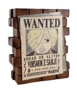 ONE PIECE POSTER WANTED SANJI MONEY BOX Salvadanaio Plastoy