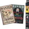 One Piece Set 2 Poster Ricercati "Wanted Brook & Chopper" Chibi 52 x 35 cm Gadget