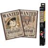 One Piece Set 2 Poster Ricercati "Wanted Luffy & Ace" 52 x 38Cm AbyStyle