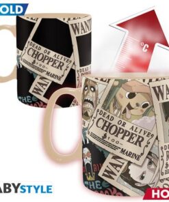 One Piece Tazza Cambia Colore 460 Ml Wanted Abystyle