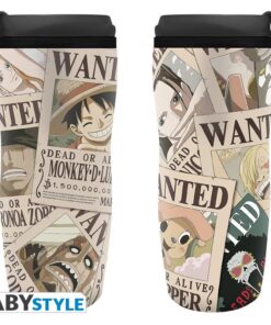 One Piece  Tazza Da Viaggio 355 Ml "Wanted" Abystyle