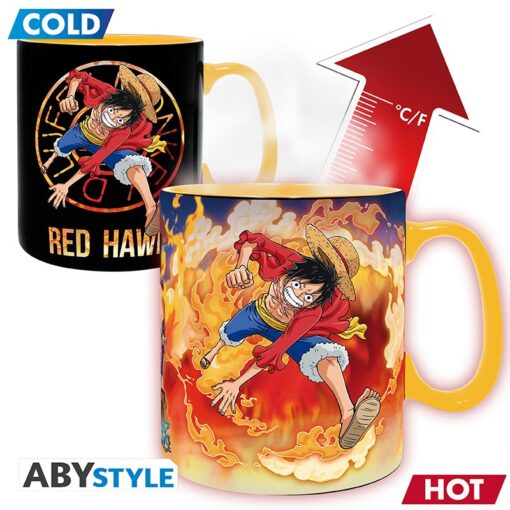 One Piece Tazza Magica 460 Ml Luffy & Sabo Abystyle