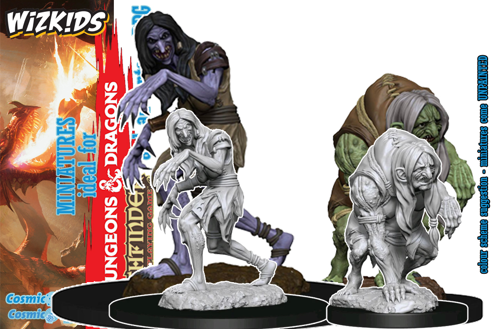 Pathfinder Dcum Annis Hag & Green Hag Miniature E Modellismo Wizkids