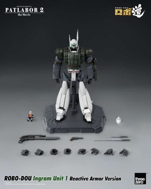 Patlabor 2 Movie Robodou Ingram U1 Arm V Action Figura Threea Toys/threezero