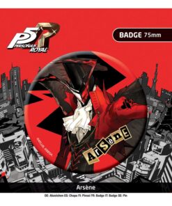 Persona 5 Royal Spilla Badge Arséne Popbuddies