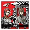 Persona 5 Royal Spilla Badges 2-pack Crow / Goro Akechi Popbuddies
