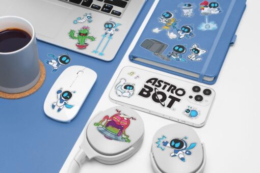Playstation Gadget Sticker Set Astro Bot Paladone Products