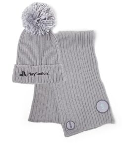 Playstation - Silver Berretto & Sciarpa Regalo Set Difuzed