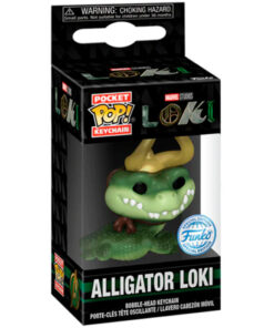 Pocket Pop Portachiavi Marvel Loki Alligator Loki Funko