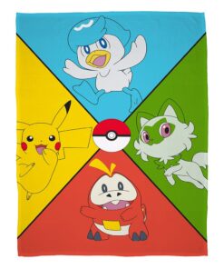 Pokemon Blanket 4 Colours 130 X 170 Cm Herding