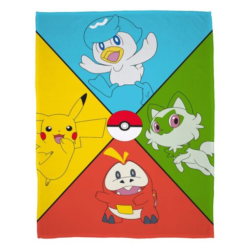 Pokemon Blanket 4 Colours 130 X 170 Cm Herding