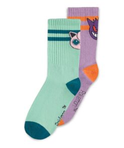 Pokemon Calzini 2-pack Heads Grey 35-38 Difuzed