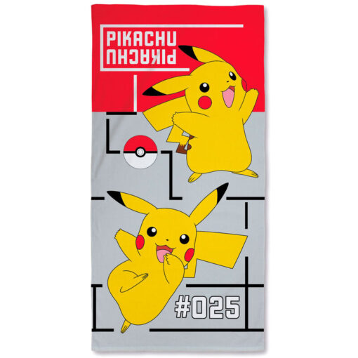 Pokemon Pikachu Cotone Telo Mare Nintendo