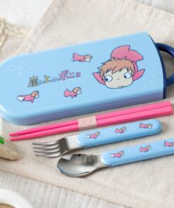 Ponyo Bacchette Cinesi & Spoon & Fork Set Ponyo On The Cliff Skater