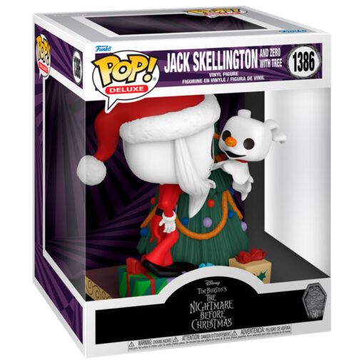 Pop Figura Deluxe Funko 1386 Nightmare Before Jack Skellington E Zero 15cm Natale Disney 30th Anniversary (Spedito in 24 ore) - immagine 2