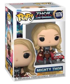 Pop Figura Marvel Thor Love E Thunder Mighty Thor 9cm Esclusiva Funko