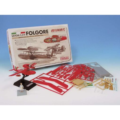 PORCO ROSSO SAVOIA S21F VER2+FIG 1/72 MK Model Kit Studio Ghibli