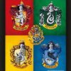 POSTER 3D LENT HARRY POTTER CRESTS - GADGET