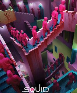POSTER MAXI SQUID GAME CRAZY STAIRS - GADGET