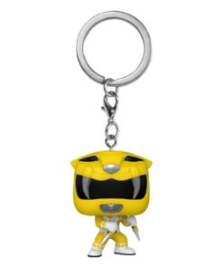 Power Rangers 30th Pop! Vinile Portachiavi Yellow Ranger 4 Cm Funko