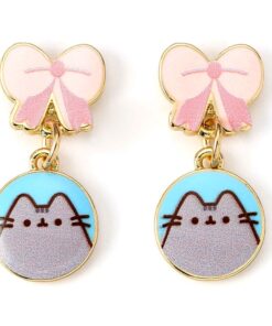 Pusheen Drop Orecchini Pink Bows Carat Shop
