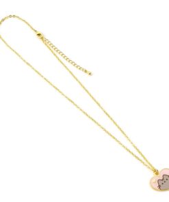 Pusheen Pendant & Collana Pink E Gold Heart Carat Shop