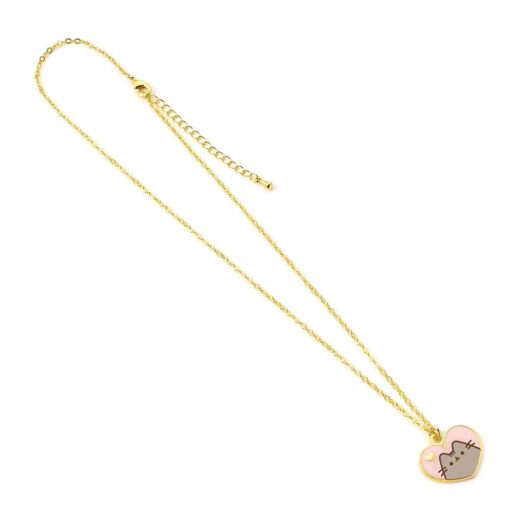 Pusheen Pendant & Collana Pink E Gold Heart Carat Shop
