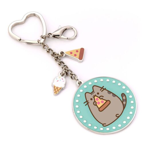 Pusheen Portachiavi Blue Pizza Carat Shop