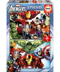 Puzzles Vendicatori Avengers Marvel 2 x 48 Educa Borras