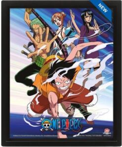 QUADRO 3D ONE PIECE PIRATES ANIME - GADGET