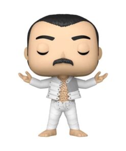 Queen Pop! Rocks Vinile Figura Freddie Mercury (i Was Born To Love You) 9 Cm Funko
