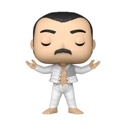 Queen Pop! Rocks Vinile Figura Freddie Mercury (i Was Born To Love You) 9 Cm Funko