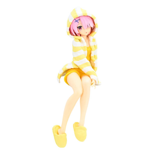 Re:zero Noodle Stopper Pvc Statua Ram Room Wear Yellow Color Ver. 14 Cm Furyu