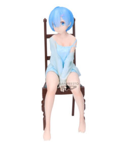 Re:zero Starting Life In Another World Rem Relax Time Figura 20cm Banpresto